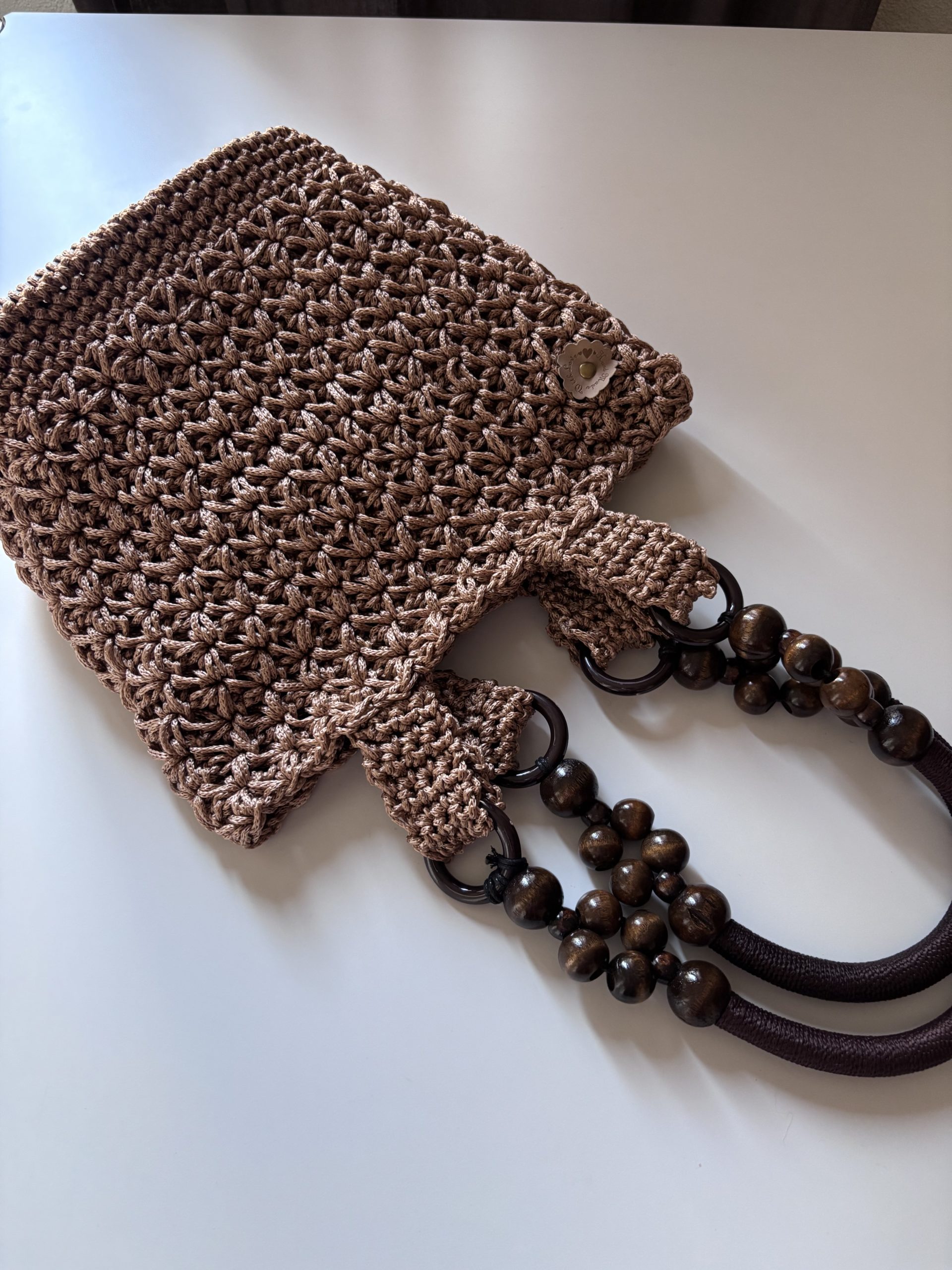 Sac artisanal au crochet — création n° 6